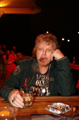 Dieter Hertrampf von den Puhdys beim 15. Hope Jubiläumskonzert auf dem Areal der Filmnächte am Königsufer Dresden. Dresden, 07.08.2021