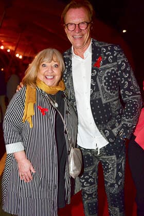 Angelika Mann und Wolfgang Lippert beim 15. Hope Jubiläumskonzert auf dem Areal der Filmnächte am Königsufer Dresden. Dresden, 07.08.2021