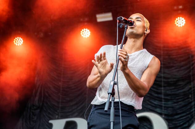 Lie Ning live beim Picknick Konzert auf der Zoopark Festwiese. Erfurt, 08.07.2021