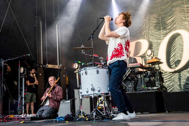 Finn Schwieters und Frederik Rabe von Giant Rooks live beim Picknick Konzert auf der Zoopark Festwiese. Erfurt, 08.07.2021 Foto:xM.xKremerx xFuturexImage