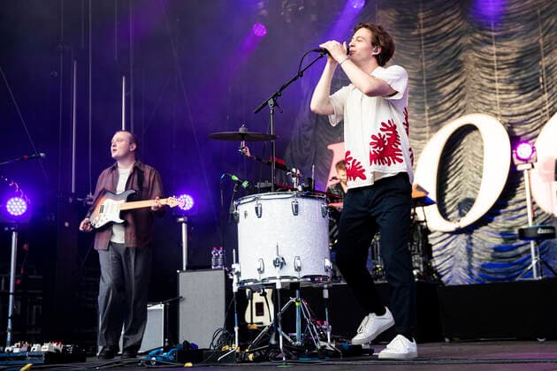 Finn Schwieters und Frederik Rabe von Giant Rooks live beim Picknick Konzert auf der Zoopark Festwiese. Erfurt, 08.07.2021 Foto:xM.xKremerx xFuturexImage