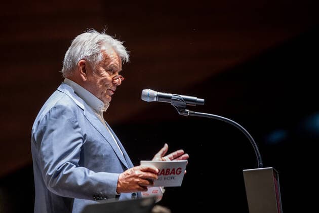 Erl 08.07.2021, Festspielhaus, Erl, AUT, Tiroler Festspiele Erl 2021, Eröffnungskonzert, im Bild Festspielpräsident Hans Peter Haselsteiner Festival President Hans Peter Haselsteiner during the Opening concert of the Tiroler Festspiele Erl at the Festspielhaus in Erl, Austria on 2021 07 08.