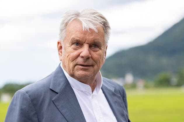 Erl 08.07.2021, Festspielhaus, Erl, AUT, Tiroler Festspiele Erl 2021, Eröffnungskonzert, im Bild Festspielpräsident Hans Peter Haselsteiner Festival President Hans Peter Haselsteiner during the Opening concert of the Tiroler Festspiele Erl at the Festspielhaus in Erl, Austria on 2021 07 08.