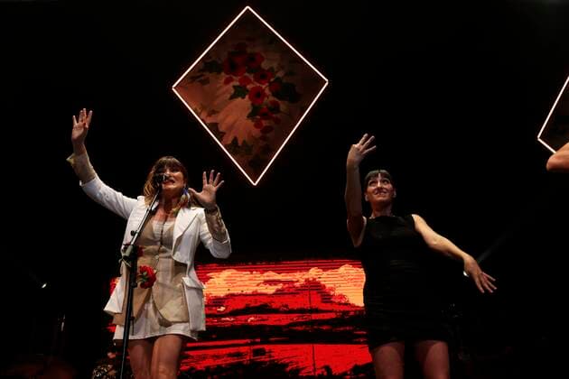 Spanish singer Rozalen performs on the stage during a concert to present his album El arbol y el bosque at WiZink Center in Madrid, Spain, 09 July 2021. Rozalen concert in Madrid !ACHTUNG: NUR REDAKTIONELLE NUTZUNG!  Copyright: xJuanJoxMartínx GRAF7153 20210709-9a4b8a4d52a9a68f187f03dfb8074adcbd382320