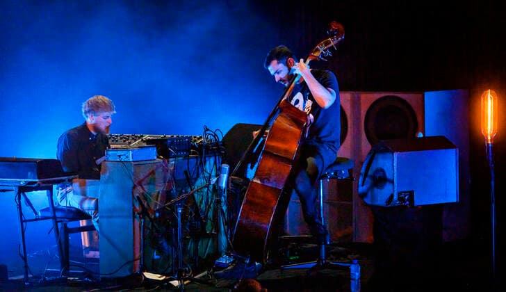 Copenhagen Jazz Festival 2021 Den danske jazzduo Bremer McCoy paa scenen i DR Koncertsalen fredag den 9. juli 2021. Jonathan Bremer - Bas og Morten McCoy - Klaver. , Roskilde Copyright: TorbenxChristensen TorbenxChristensenx COP101 spdk20210709-233044-L