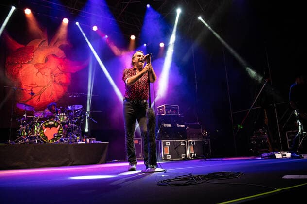 Italy: Piero Pelu 2021 The Italian rocker Piero Pelu performed last night at Marostica summer festival for his first gig after covid-19 pandemic. Italy Copyright: DenisxUlliana
