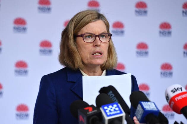 GLADYS BEREJIKLIAN COVID19 PRESSER, NSW Chief Health Officer Dr Kerry Chant at a press conference to provide a COVID-19 update in Sydney, Saturday, July 10, 2021. NSW recorded 50 new locally acquired cases of COVID-19 in the 24 hours to 8pm last night. ( NO ARCHIVING, EDITORIAL USE ONLY, NO USE IN BOOKS WITHOUT CONSENT SYDNEY NSW AUSTRALIA  Copyright: xMICKxTSIKASx 20210710001556183949