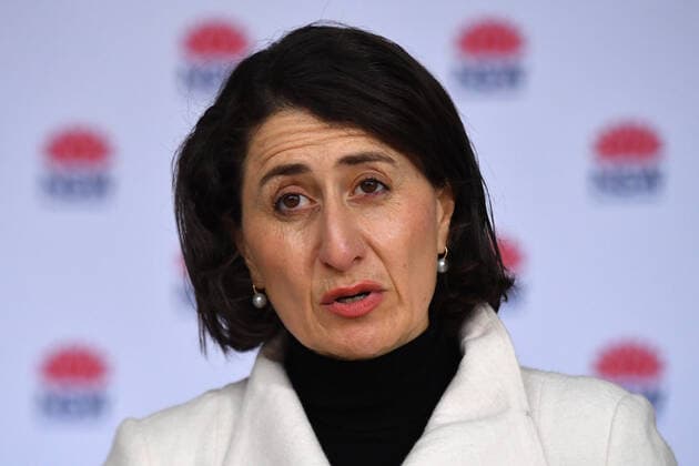 GLADYS BEREJIKLIAN COVID19 PRESSER, NSW Premier Gladys Berejiklian at a press conference to provide a COVID-19 update in Sydney, Saturday, July 10, 2021. NSW recorded 50 new locally acquired cases of COVID-19 in the 24 hours to 8pm last night. ( NO ARCHIVING, EDITORIAL USE ONLY, NO USE IN BOOKS WITHOUT CONSENT SYDNEY NSW AUSTRALIA  Copyright: xMICKxTSIKASx 20210710001556184194