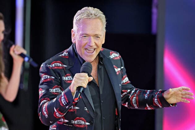 ORF Wenn die Musi spielt . Sänger Olaf Berger während der Generalprobe zum Musik Open Air Wenn die Musi spielt am 09.07.2021 in Bad Kleinkirchheim. 20210710BOS0031