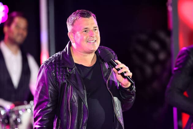 ORF Wenn die Musi spielt . Sänger Marc Pircher während der Generalprobe zum Musik Open Air Wenn die Musi spielt am 09.07.2021 in Bad Kleinkirchheim. 20210710BOS0064