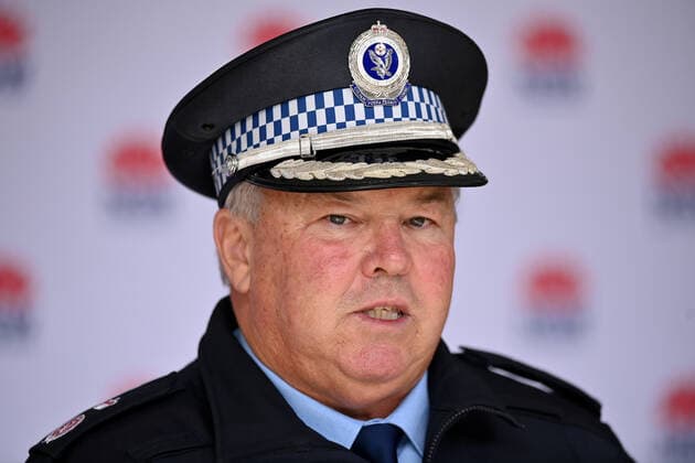 GLADYS BEREJIKLIAN COVID19 PRESSER, NSW Police Deputy Commissioner Gary Worboys speaks to the media during a press conference in Sydney, Sunday, July 11, 2021. ( NO ARCHIVING, EDITORIAL USE ONLY, NO USE IN BOOKS WITHOUT CONSENT SYDNEY NSW AUSTRALIA  Copyright: xJOELxCARRETTx 20210711001556408583