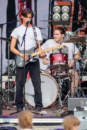 Donkey Kid live beim Picknick Konzert auf der Zoopark Festwiese. Erfurt, 10.07.2021