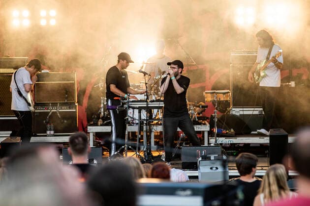 Leoniden live beim Picknick Konzert auf der Zoopark Festwiese. Erfurt, 10.07.2021