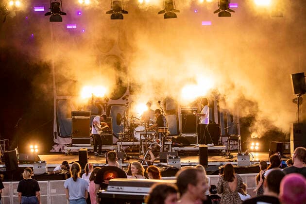 Leoniden live beim Picknick Konzert auf der Zoopark Festwiese. Erfurt, 10.07.2021