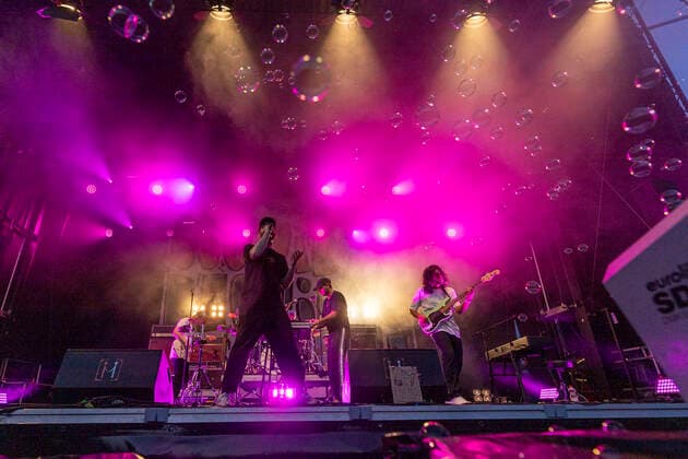 Leoniden live beim Picknick Konzert auf der Zoopark Festwiese. Erfurt, 10.07.2021