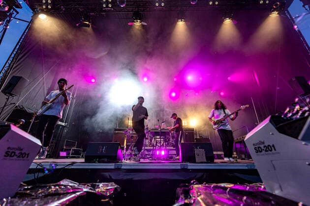 Leoniden live beim Picknick Konzert auf der Zoopark Festwiese. Erfurt, 10.07.2021