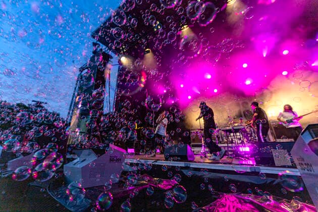 Leoniden live beim Picknick Konzert auf der Zoopark Festwiese. Erfurt, 10.07.2021