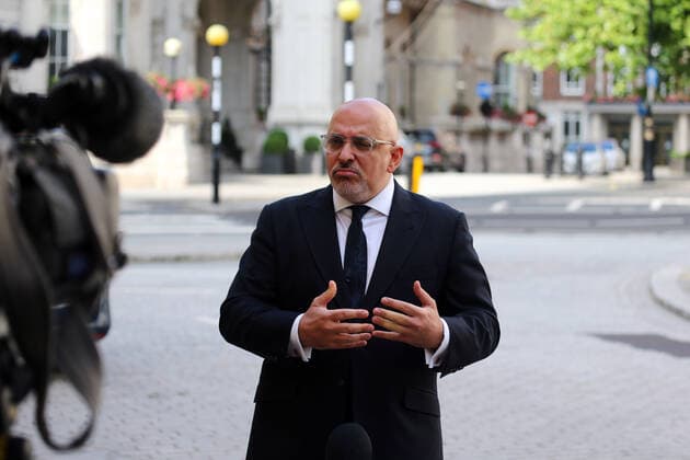 July 11, 2021, London, England, United Kingdom: UK Minister for Covid Vaccine Deployment NADHIM ZAHAWI is seen outside BBC New Broadcasting House before appearing at The Andrew Marr Show. London United Kingdom - ZUMAs262 20210711_zip_s262_009 Copyright: xTayfunxSalcix