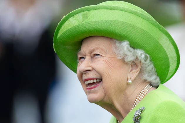 Bilder des Jahres 2021, Entertainment 07 Juli Entertainment Bilder des Tages . 11 07 2021. Windsor, United Kingdom. Queen Elizabeth II attends the Royal Windsor Cup Final at the Guards Polo Club in Windsor, United Kingdom.  xi-Imagesx IIM-22393-0028