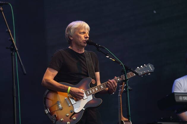 Andreas Dresen bei einem Konzert am Waschhaus in Potsdam, 11. Juli 2021. Waschhaus Open Air