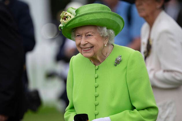 . 11 07 2021. Windsor, United Kingdom. Queen Elizabeth II attends the Royal Windsor Cup final at Guards Polo Club in Windsor, United Kingdom.  xi-Imagesx IIM-22393-0036
