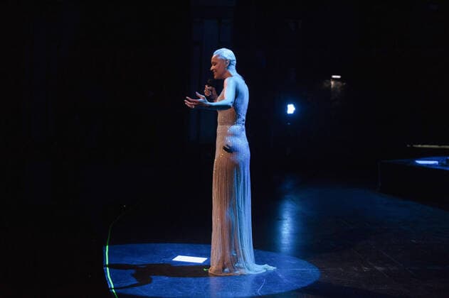 July 11, 2021, Malaga, Spain: Portuguese fado singer Marisa dos Reis Nunes known professionally as Mariza performs live on the stage during the Terral festival 2021 at Cervantes Theatre. .Between 5 to 31 July, Cervantes Theatre welcomes the summer music festival Terral , with concerts and shows performed by renowned artists as Noa, Ainhoa Arteta, or Salvador Sobral among others. All concerts will perform under safety measures and capacity limited as precaution against Covid19. Malaga Spain - ZUMAs197 20210711_zaa_s197_335 Copyright: xJesusxMeridax