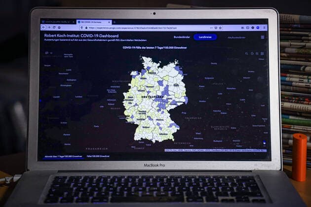 Coronavirus in Deutschland - Covid-19-Dashboard des Robert Koch-Institut 12.07.2021: Robert Koch-Institut: 7-Tage-Inzidenz 6,4. 7-Tage-Fallzahl 5.284. COVID-19-Fälle 3.736.489. Zugang um 324 gegenüber dem Vortag. COVID-19-Todesfälle 91.233. Zugang um 2 gegenüber dem Vortag.