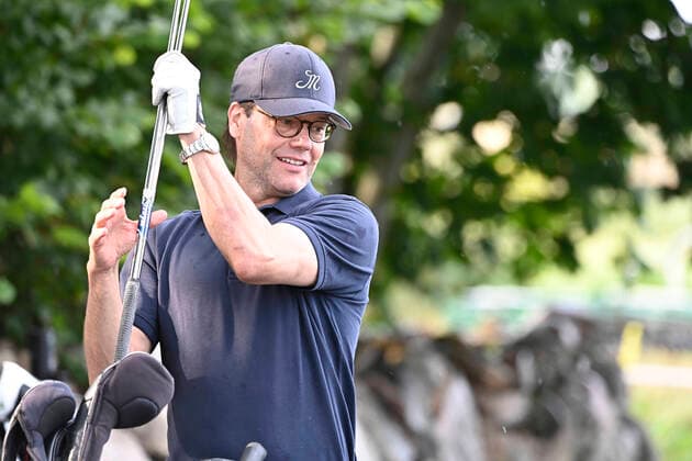 Prince Daniel playing in the Victoria golf tournament at Ekerum golf resort, Borgholm, Oland, Sweden, July 13, 2021 BORGHOLM Sweden ttexport x62360x,  Copyright: xMikaelxFritzon TTx VICTORIA GOLF TOURNAMENT 2021