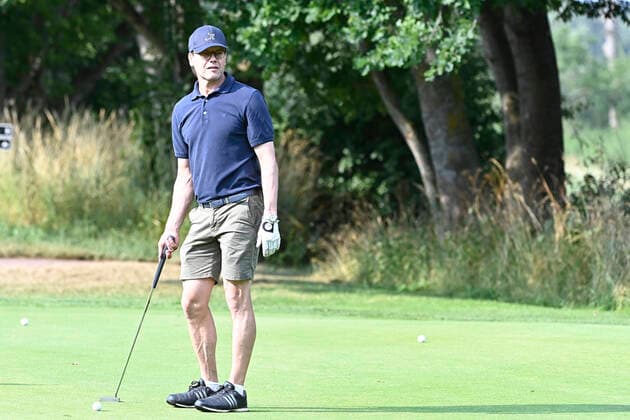 Prince Daniel playing in the Victoria golf tournament at Ekerum golf resort, Borgholm, Oland, Sweden, July 13, 2021 BORGHOLM Sweden ttexport x62360x,  Copyright: xMikaelxFritzon TTx VICTORIA GOLF TOURNAMENT 2021