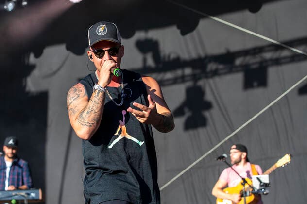 Pietro Lombardi live beim Picknick Konzert auf der Zoopark Festwiese. Erfurt, 14.07.2021