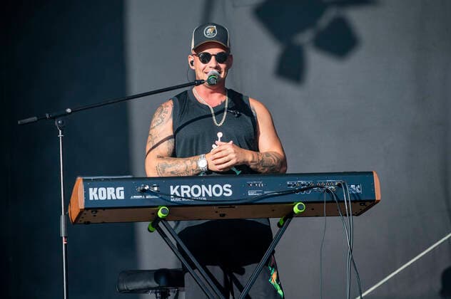 Pietro Lombardi live beim Picknick Konzert auf der Zoopark Festwiese. Erfurt, 14.07.2021