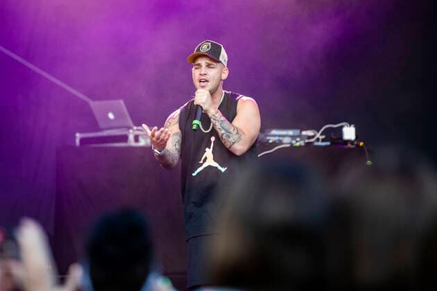 Pietro Lombardi live beim Picknick Konzert auf der Zoopark Festwiese. Erfurt, 14.07.2021