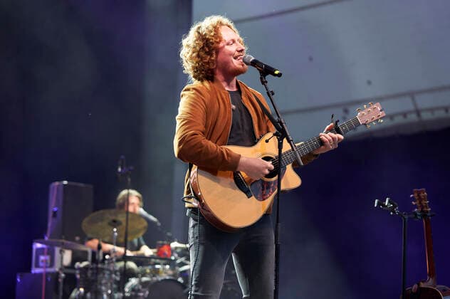 Michael Schulte live im Rahmen der Konzertreihe Back on Stage auf der Gilde Parkbühne. Hannover, 14.07.2021