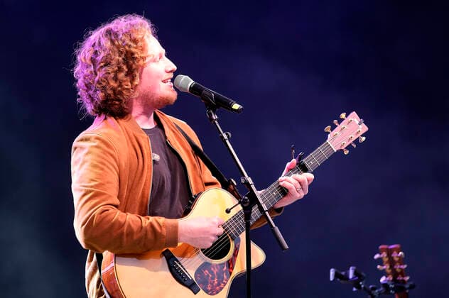 Michael Schulte live im Rahmen der Konzertreihe Back on Stage auf der Gilde Parkbühne. Hannover, 14.07.2021