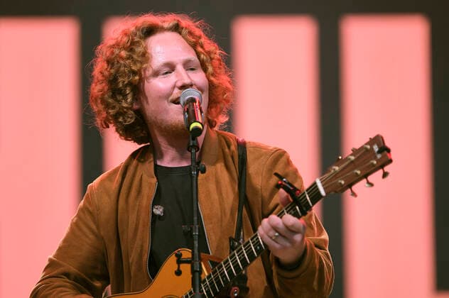 Michael Schulte live im Rahmen der Konzertreihe Back on Stage auf der Gilde Parkbühne. Hannover, 14.07.2021