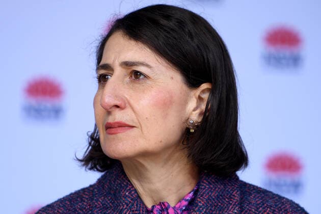 GLADYS BEREJIKLIAN COVID19 PRESSER, NSW Premier Gladys Berejiklian addresses media during a press conference in Sydney, Friday, July 16, 2021.( NO ARCHIVING, EDITORIAL USE ONLY, NO USE IN BOOKS WITHOUT CONSENT SYDNEY NSW AUSTRALIA  Copyright: xDANxHIMBRECHTSx 20210716001557624535