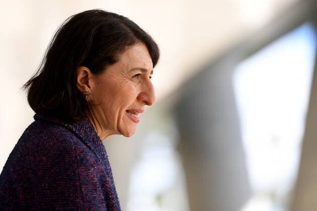 GLADYS BEREJIKLIAN COVID19 PRESSER, NSW Premier Gladys Berejiklian addresses media during a press conference in Sydney, Friday, July 16, 2021.( NO ARCHIVING, EDITORIAL USE ONLY, NO USE IN BOOKS WITHOUT CONSENT SYDNEY NSW AUSTRALIA  Copyright: xDANxHIMBRECHTSx 20210716001557624798