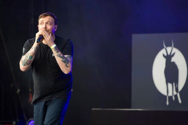 Panik Panzer von der Antilopen Gang live beim Picknick Konzert auf der Zoopark Festwiese. Erfurt, 15.07.2021