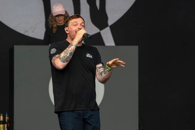 Panik Panzer von der Antilopen Gang live beim Picknick Konzert auf der Zoopark Festwiese. Erfurt, 15.07.2021