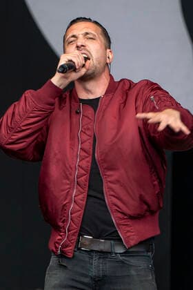 Danger Dan von der Antilopen Gang live beim Picknick Konzert auf der Zoopark Festwiese. Erfurt, 15.07.2021