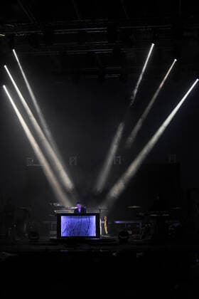 Dardust Live nel suo Storm and Drugs Tour durante Dardust Storm and Drugs Live, Concerto cantante italiano in Gardone Riviera, Italia, 16 luglio 2021