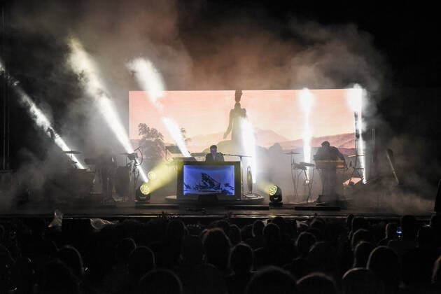 Dardust Live nel suo Storm and Drugs Tour durante Dardust Storm and Drugs Live, Concerto cantante italiano in Gardone Riviera, Italia, 16 luglio 2021