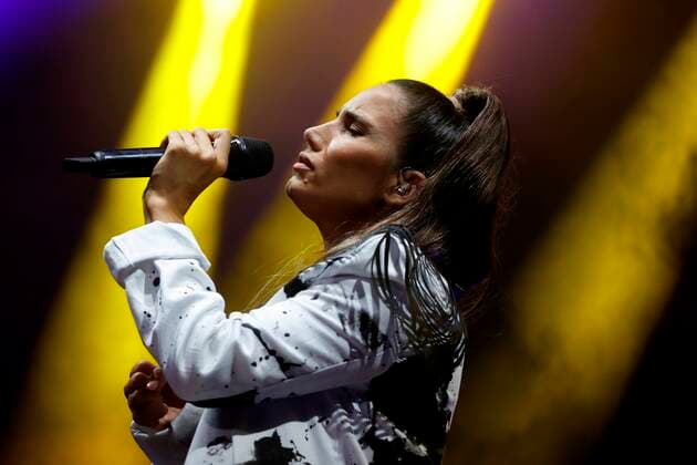 Spanish singer India Martinez perfoms on stage during Festival Push Play 2021 celebrated at Madrid s Racecourse, today 16 July 2021. EFE Mariscal. FESTIVAL PUSH PLAY 2021 !ACHTUNG: NUR REDAKTIONELLE NUTZUNG!  Copyright: xMariscalx FM5501 20210716-6f4e5117497bb88d481f87a456255c199dfe1fa6