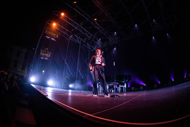 Italy: Gianna Nannini 2021 at Marostica summer festival Gianna Nannini, Italian rocker perform this night in Marostica ( VI) Italy at Marostica summer festival. Italy Copyright: DenisxUlliana