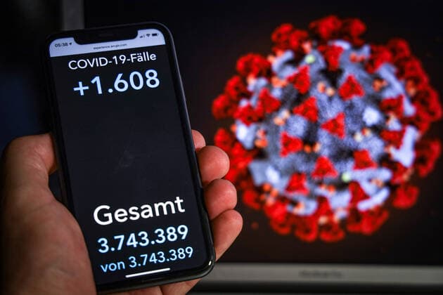 Coronavirus in Deutschland - Covid-19-Dashboard des Robert Koch-Institut 17.07.2021: Robert Koch-Institut: 7-Tage-Inzidenz 9,4. 7-Tage-Fallzahl 7.834. COVID-19-Fälle 3.743.389. Zugang um 1.608 gegenüber dem Vortag. COVID-19-Todesfälle 91.359. Zugang um 22 gegenüber dem Vortag.