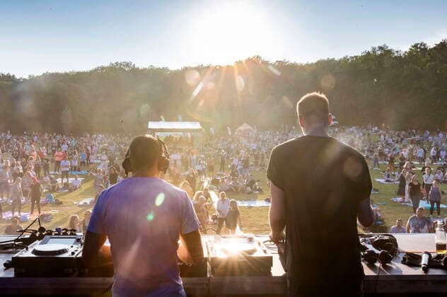 Gestört aber GeiL live beim Picknick Konzert auf der Zoopark Festwiese. Erfurt, 16.07.2021