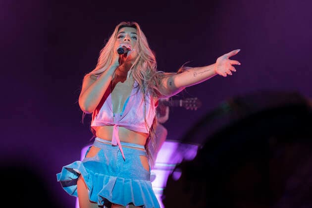 July 17, 2021, Madrid, Spain: Spanish singer, Lola Indigo performs on stage at Wizink Center. Madrid Spain - ZUMAs197 20210717_zaa_s197_172 Copyright: xAtilanoxGarciax