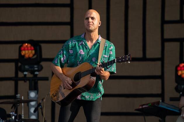 Strandkorb Open Air mit Milow. 17.07.2021 Milow & Band auf dem Strandkorb Open Air in der BRITA Arena Wiesbaden. Wiesbaden BRITA-Arena Hessen
