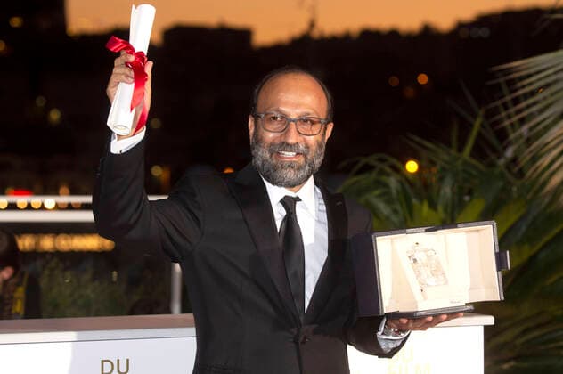 Asghar Farhadi mit dem Großen Preis der Jury für Ghahreman beim Photocall der Preisträger auf dem Festival de Cannes 2021 74. Internationale Filmfestspiele von Cannes am Palais des Festivals. Cannes, 17.07.2021