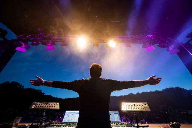 Paul van Dyk live beim Picknick Konzert auf der Zoopark Festwiese. Erfurt, 17.07.2021